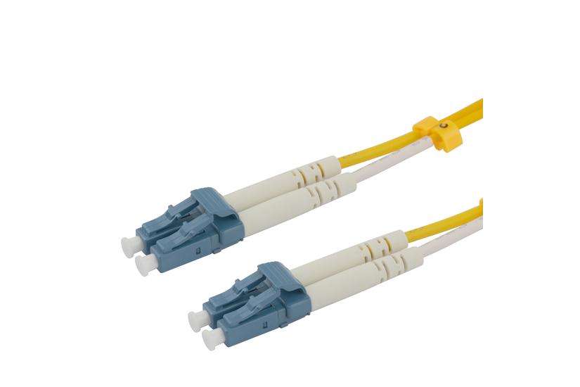 Deltaco OS2 Fiber cable, LC - LC, duplex, UPC/UPC, 4,0m