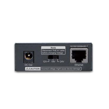 PLANET POE-172S netv&aelig;rks-splitter Str&oslash;m over Ethernet (PoE) Sort