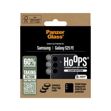 PanzerGlass &reg; Hoops&reg; Kameralinsebeskytter Transparent Samsung Galaxy S25 FE 5G