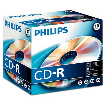 Philips - CD-R x 10 - 700 MB - lagringsmedier