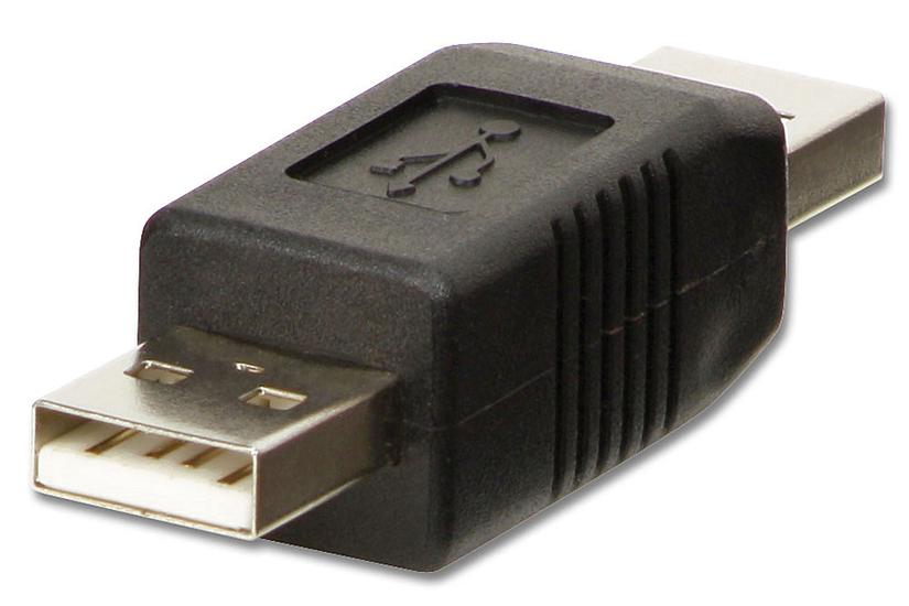 Lindy 71229 kabel kønsskifter USB A Sort