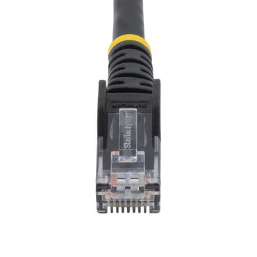 StarTech.com Cat5e Ethernet patchkabel med hakfria RJ45-kontakter - 10 m, Svart - patch-kabel - 10 m - svart