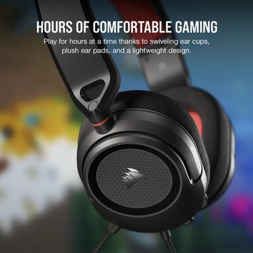 CORSAIR HS35 V2 GAMING HEADSET RED