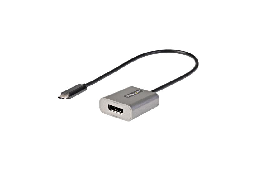 StarTech.com USB C till DisplayPort-adapter - 8K/4K 60&nbsp;Hz USB-C till DisplayPort 1.4 adapterdongel - USB Type-C till DP Monitor videokonverterare - Fungerar med Thunderbolt 3 - med 30 cm l&aring;ng ansluten kabel - videokort - 24 pin USB-C till DisplayPort - 30 cm
