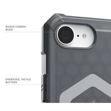 UAG Essential Armor with MagSafe for iPhone 16e - Ash