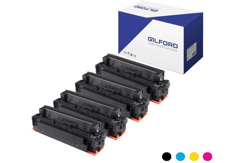 Gilford DT-PH412X# tonerpatron 1 stk Kompatibel Sort, Blå, Magenta, Gul