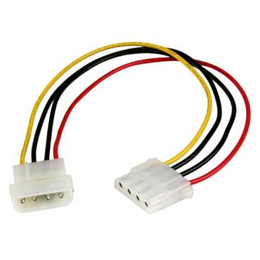 StarTech.com 12in Molex LP4 Power Extension Cable M/F - 4 pin Molex Power Connector - 4 pin Power Extension Cable - LP4 Power Cable (LP4POWEXT12) - forlængerkabel til strøm - 4-PIN intern strøm til 4-PIN intern strøm - 30.48 cm
