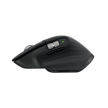 Logitech MX Master 3S Performance Wireless Mouse - mus - Bluetooth, 2.4 GHz - sort