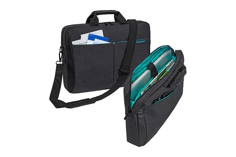 PEDEA Notebooktasche Lifestyle bis 17,3 + CHERRY MC 1000 Maus [für Notebooks bis 43,9cm (17,3)]