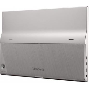 Viewsonic TD1655 computerskærm 39,6 cm (15.6") 1920 x 1080 pixel Fuld HD LED Berøringsskærm Multibruger Sort, Sølv