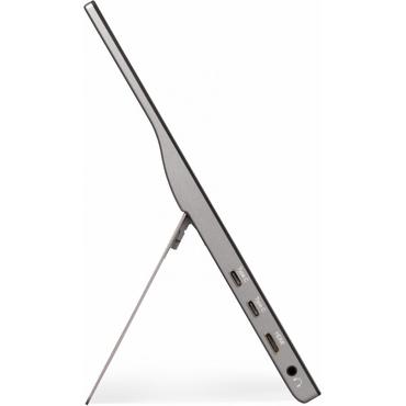 Viewsonic TD1655 computerskærm 39,6 cm (15.6") 1920 x 1080 pixel Fuld HD LED Berøringsskærm Multibruger Sort, Sølv