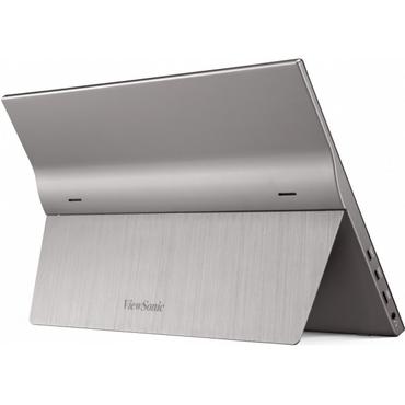 Viewsonic TD1655 computerskærm 39,6 cm (15.6") 1920 x 1080 pixel Fuld HD LED Berøringsskærm Multibruger Sort, Sølv