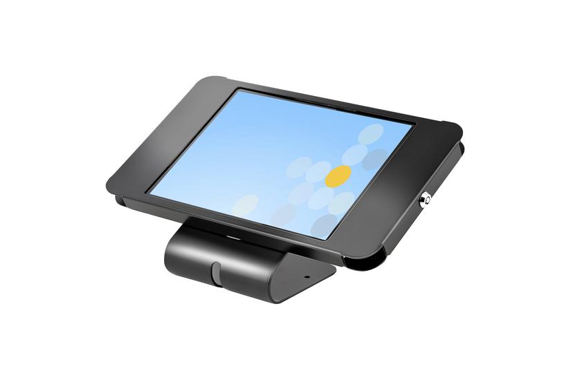 StarTech.com Secure Tablet Stand, Anti Theft Universal Tablet Holder for Tablets up to 10.5", Lockable Tablet Stand for Desk/ K-Slot Compatible, VESA Mount, Wall Mount Tablet Enclosure - Security POS Tablet Stand (SECTBLTPOS2) stativ - for tablet - sort