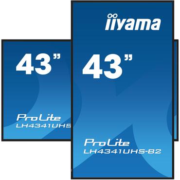 iiyama ProLite LH4341UHS-B2 43" Klass (42.5" visbar) LED-bakgrundsbelyst LCD-skärm