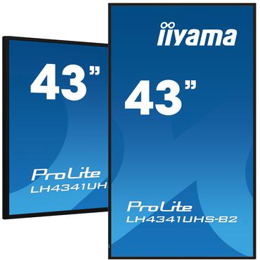 iiyama ProLite LH4341UHS-B2 43" Klass (42.5" visbar) LED-bakgrundsbelyst LCD-skärm