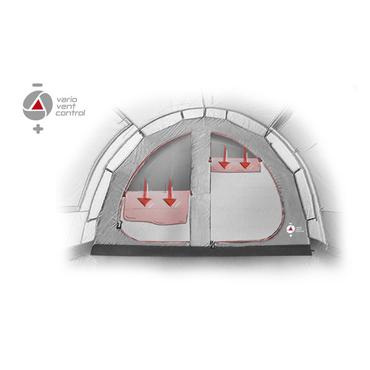 High Peak Meran 5.0 5 person(er) Gr&oslash;n, Lys gr&aring; Tunneltelt