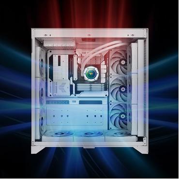 120mm Thermaltake TOUGHFAN EX12 Pro PC Cooling Fan White - Swappable Edition 3 Pack