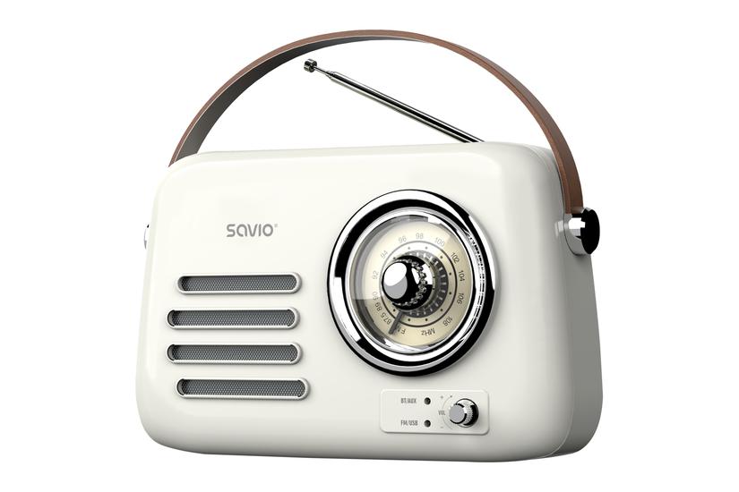 Savio RS-02 radio Bærbar Analog Hvid