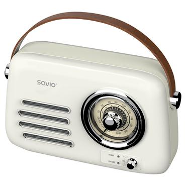 Savio RS-02 radio Bærbar Analog Hvid