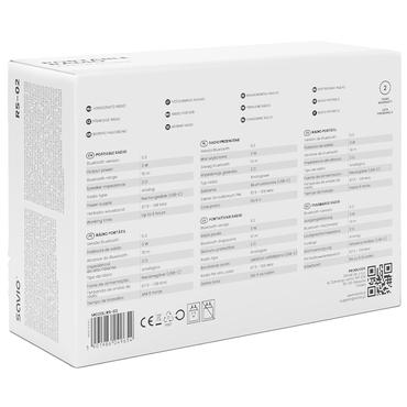 Savio RS-02 radio Bærbar Analog Hvid