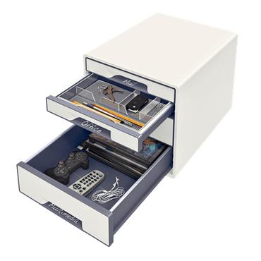 Leitz Skuffekabinet Desk Cube WOW 4-skuffer