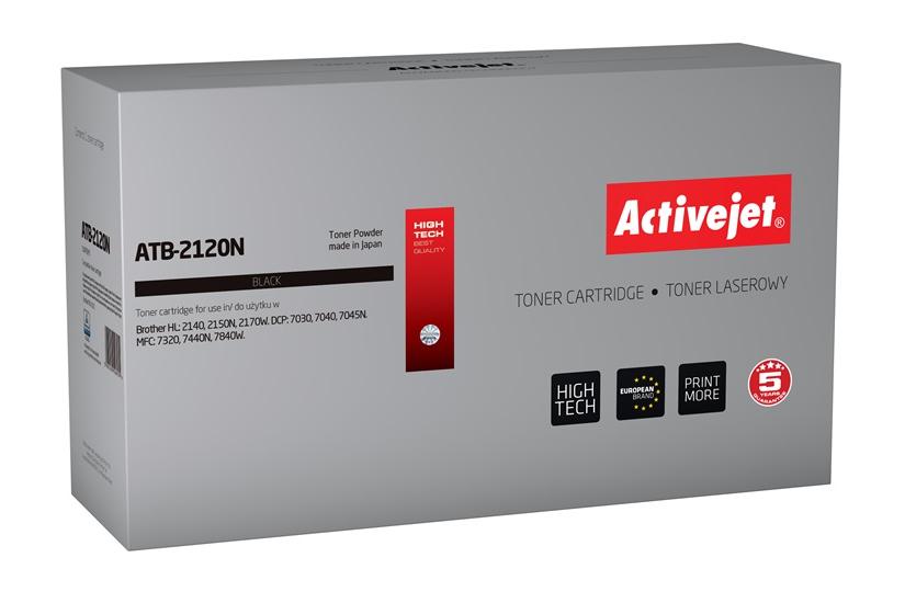 Activejet Tonerpatron ATB-2120N (erstatning Brother TN-2120; Supreme; 2600 sider; sort)