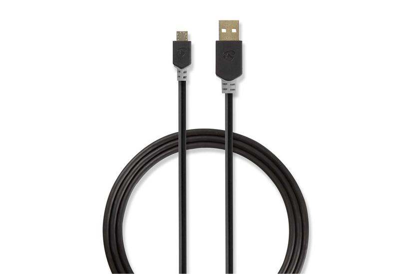 Nedis - USB-kabel - USB til Micro-USB Type B - 2 m