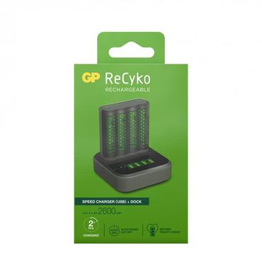 GP Batteries ReCyko M451 batterioplader Husholdningsbatteri USB