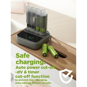 GP Batteries ReCyko M451 batterioplader Husholdningsbatteri USB