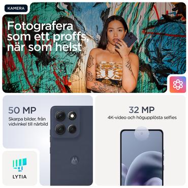 Motorola moto g86 5G 16,9 cm (6.67") Dual SIM Android 15 USB Type-C 8 GB 256 GB 5200 mAh Mørkeblå