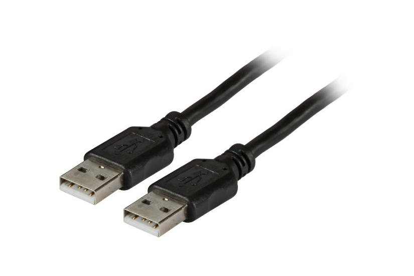 EFB Elektronik K5253SW.5 USB-kabel USB 2.0 5 m USB A Sort