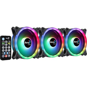 Aerocool Duo 12 Pro Computerkabinet Ventilator 12 cm Sort 3 stk