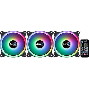 Aerocool Duo 12 Pro Computerkabinet Ventilator 12 cm Sort 3 stk