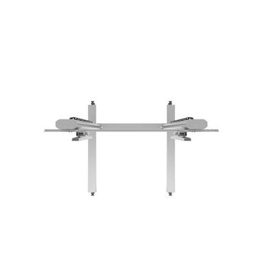 Multibrackets M Public Display Stand 180 Dual Pillar Wheelbase st&auml;ll - f&ouml;r platt panel - silver