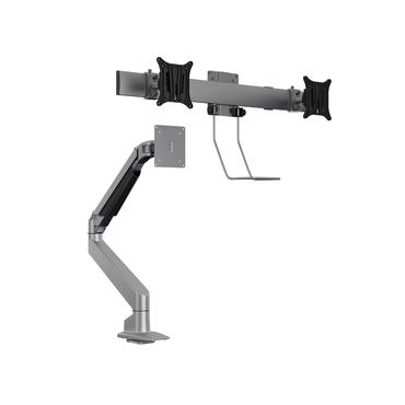 Multibrackets M VESA 75 100 Duo Crossbar with handle monteringskomponent - för 2 LCD-bildskärmar - silver