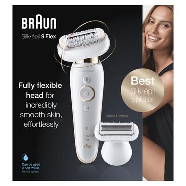 Braun Silk-&eacute;pil 9-9002 Flex 40 pincetter Guld, Hvid
