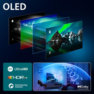 Philips 65OLED76012 165,1 cm (65") 4K Ultra HD Smart TV Wi-Fi Sort