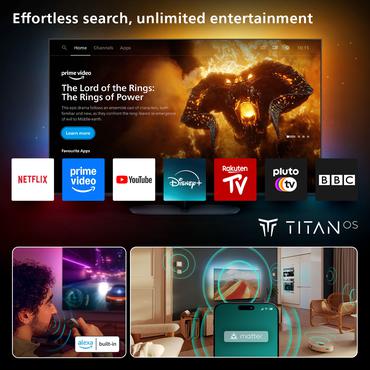 Philips 65OLED76012 165,1 cm (65") 4K Ultra HD Smart TV Wi-Fi Sort