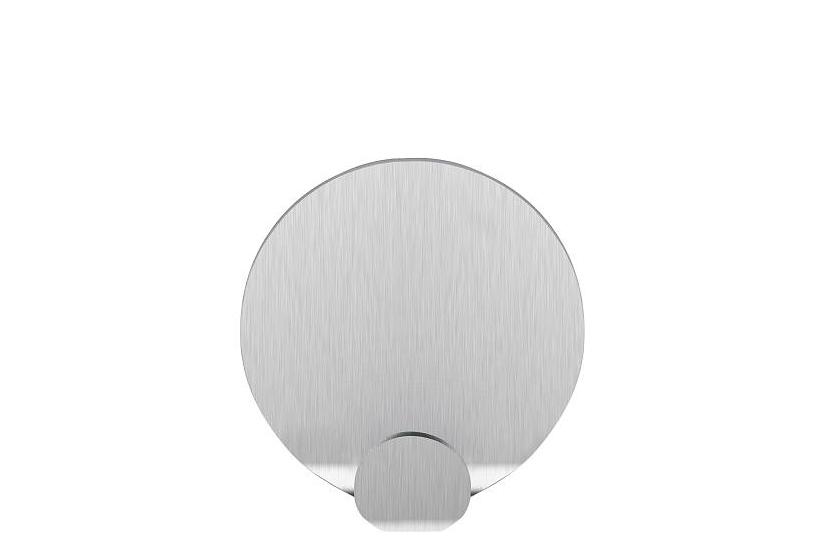 tesa Powerstrips Haken S rund edelstahl