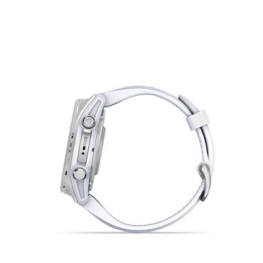 Garmin Fenix 8 - silver - sportklocka med band - whitestone - 32 GB