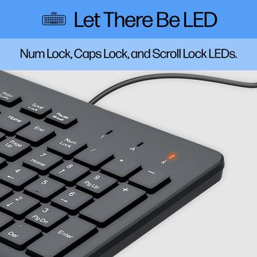 HP 150 tastatur med ledning