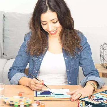 Ravensburger 23901 male side & bog Farve efter talsæt