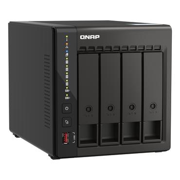 QNAP TS-453E-8G 32TB WD Red Plus NAS-Bundle NAS inkl. 4x 8TB WD Red Plus 3.5 Zoll SATA Festplatte