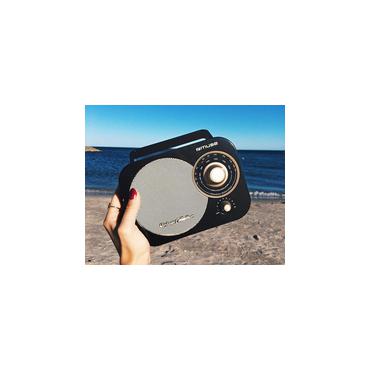 Muse M-055 RB Bærbar Analog Sort, Guld