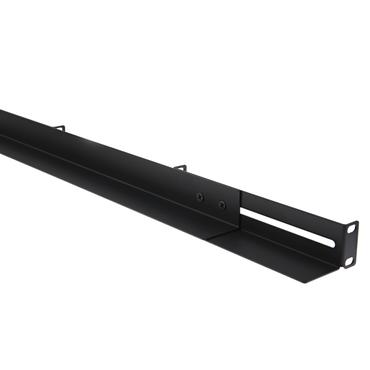 DELTACO - sats med stativskenor - adjustable L-profile, 609 mm, 80-100 deep - 1U