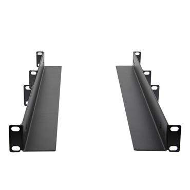 DELTACO - sats med stativskenor - adjustable L-profile, 609 mm, 80-100 deep - 1U