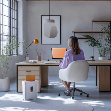 Hama Prime M50CD-W papirmakulator Mikromakulering 68 dB 22 cm Hvid