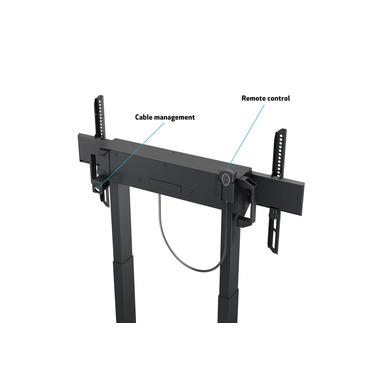 Multibrackets M Motorized Floorstand - st&auml;ll - motoriserad - f&ouml;r LCD-TV - svart