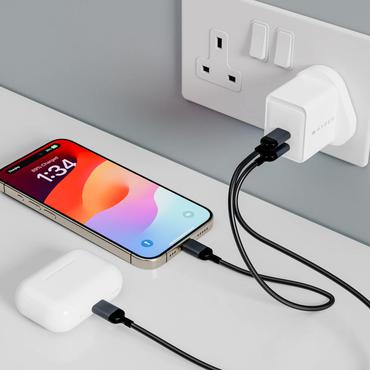 HyperJuice str&ouml;madapter - GaN - 24 pin USB-C - 35 Watt