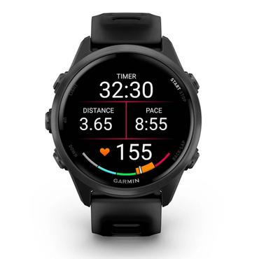 Garmin Forerunner 570 3,05 cm (1.2") AMOLED 42 mm Digital 390 x 390 pixel Berøringsskærm Sort Wi-Fi GPS (satellit)